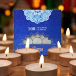 Surya White Tea Light Candles By BHANU